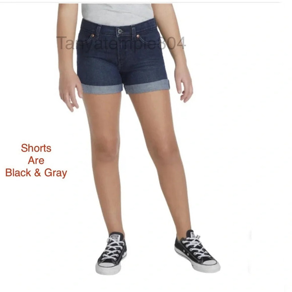 Levi's Youth Short Black & Gray - Picture 1 of 10